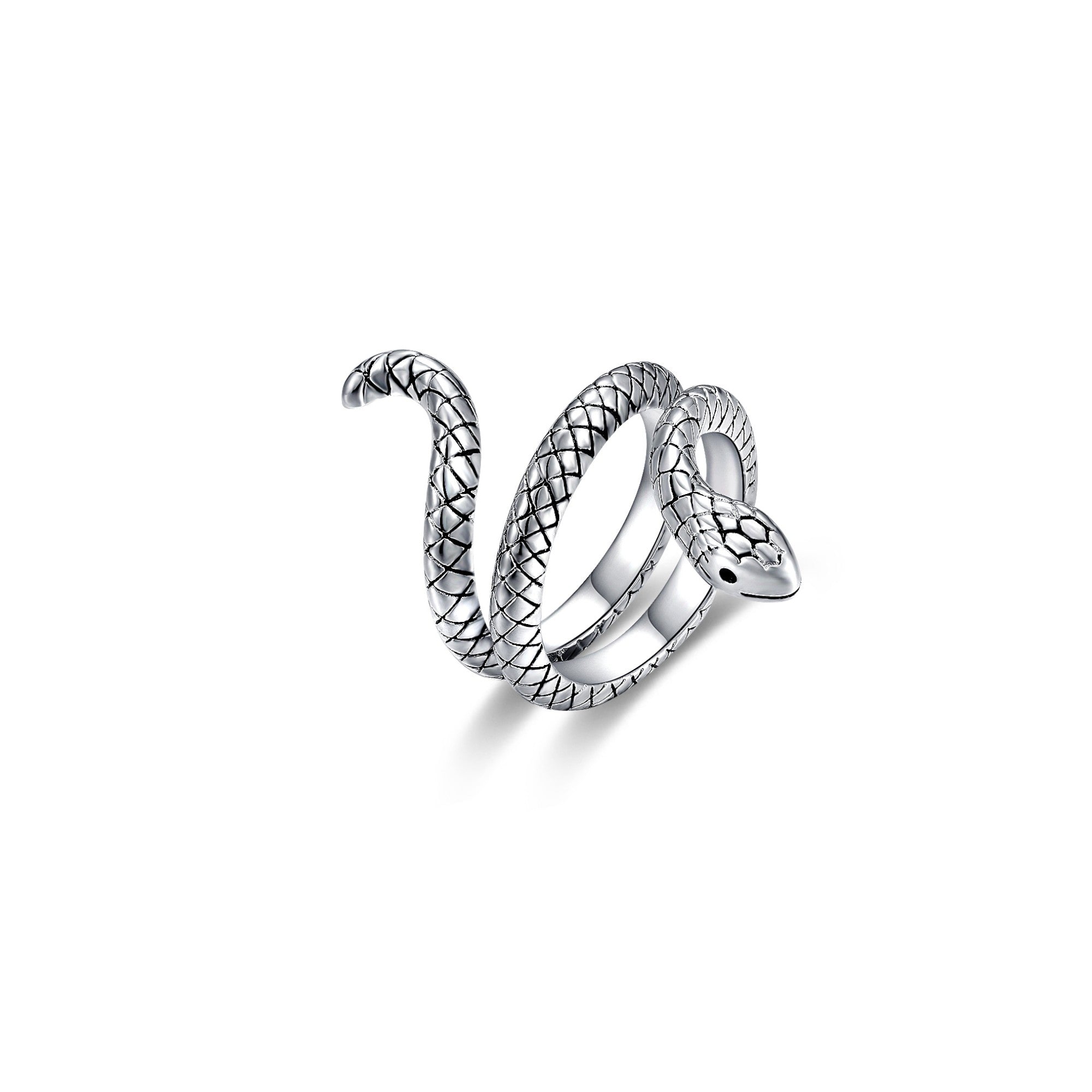 Vintage Snake Ring • Adjustable Snake Ring • 925 Sterling Silver