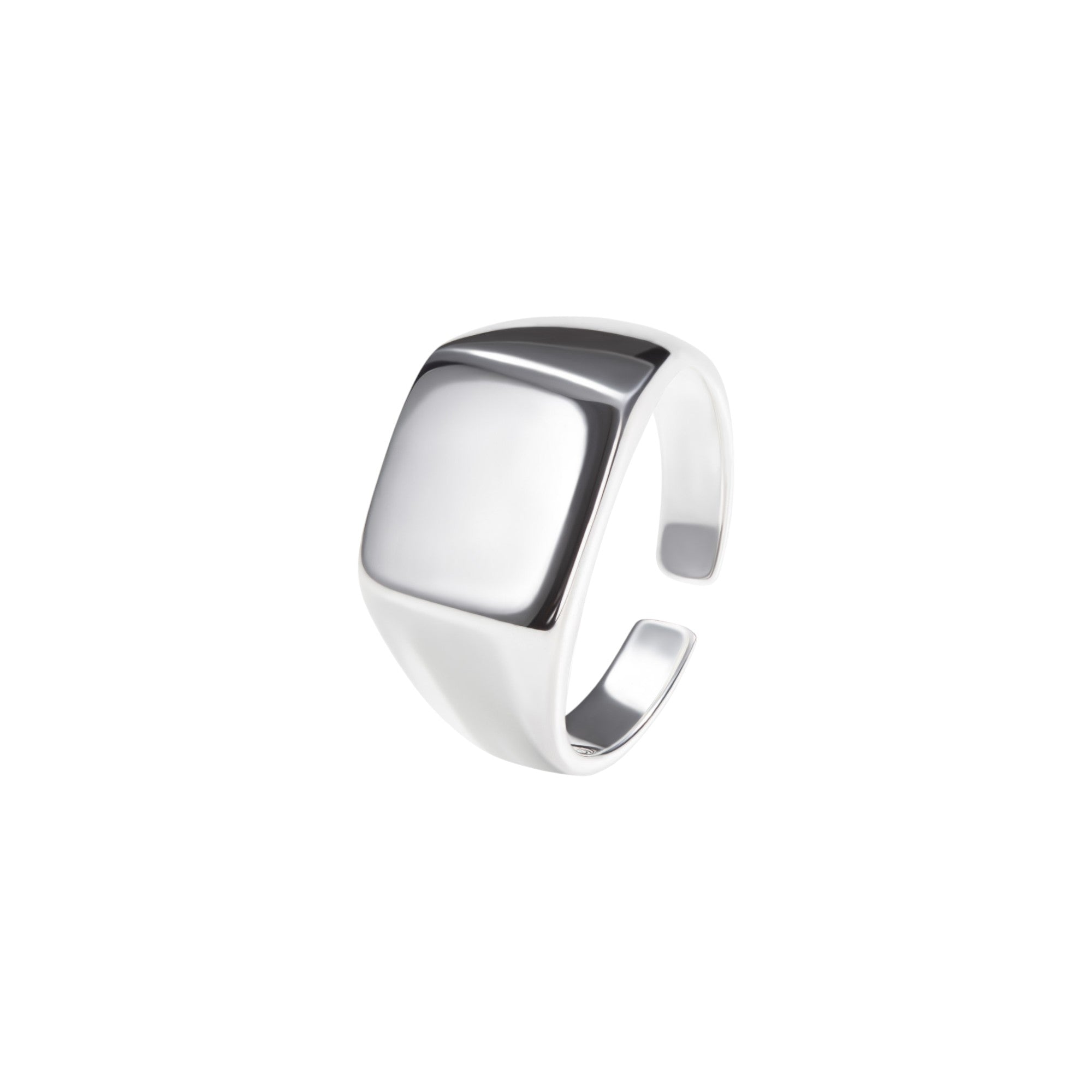 Square Signet Ring • Open Ring