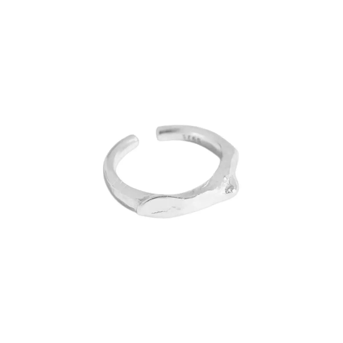 Strukturierter Ring • 925 Sterling Silber Vielring