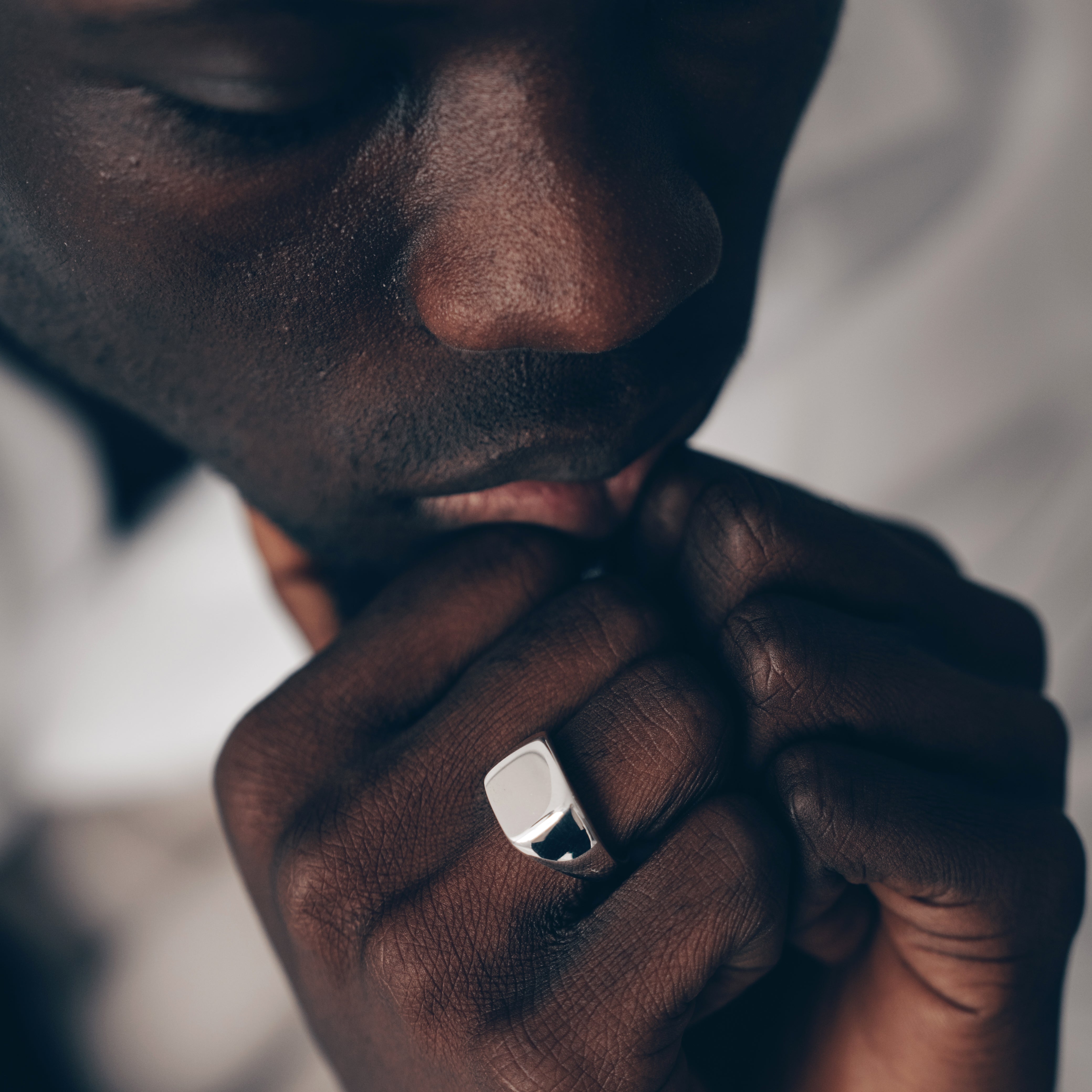 Square Signet Ring • Open Ring