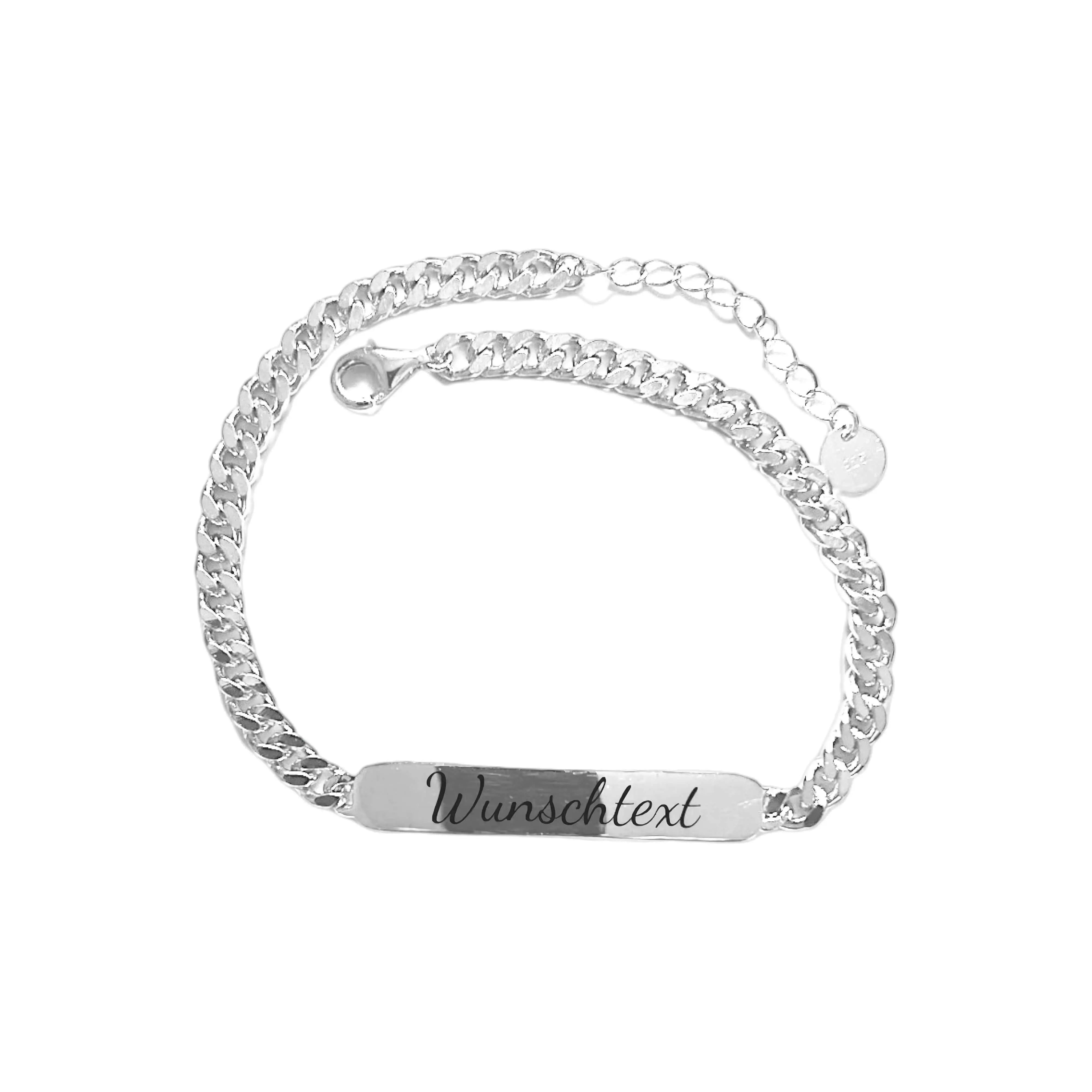 Partnerarmband 925 Sterling Silber • Gravur nach Wunsch Vielring