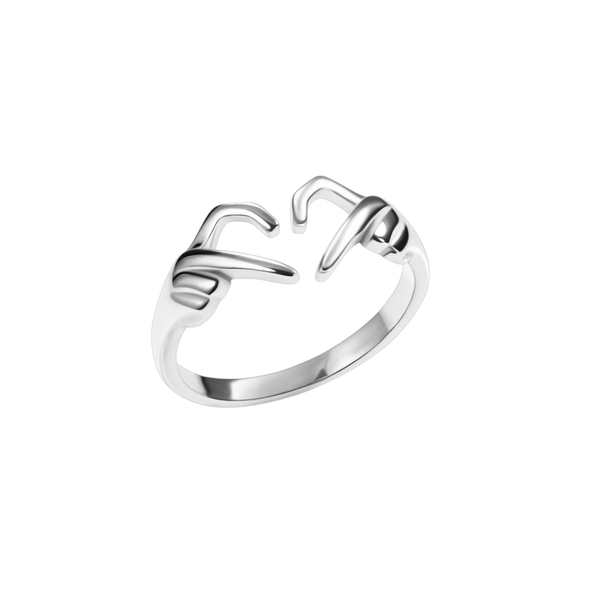 Heart Hands Ring • Index Finger Ring