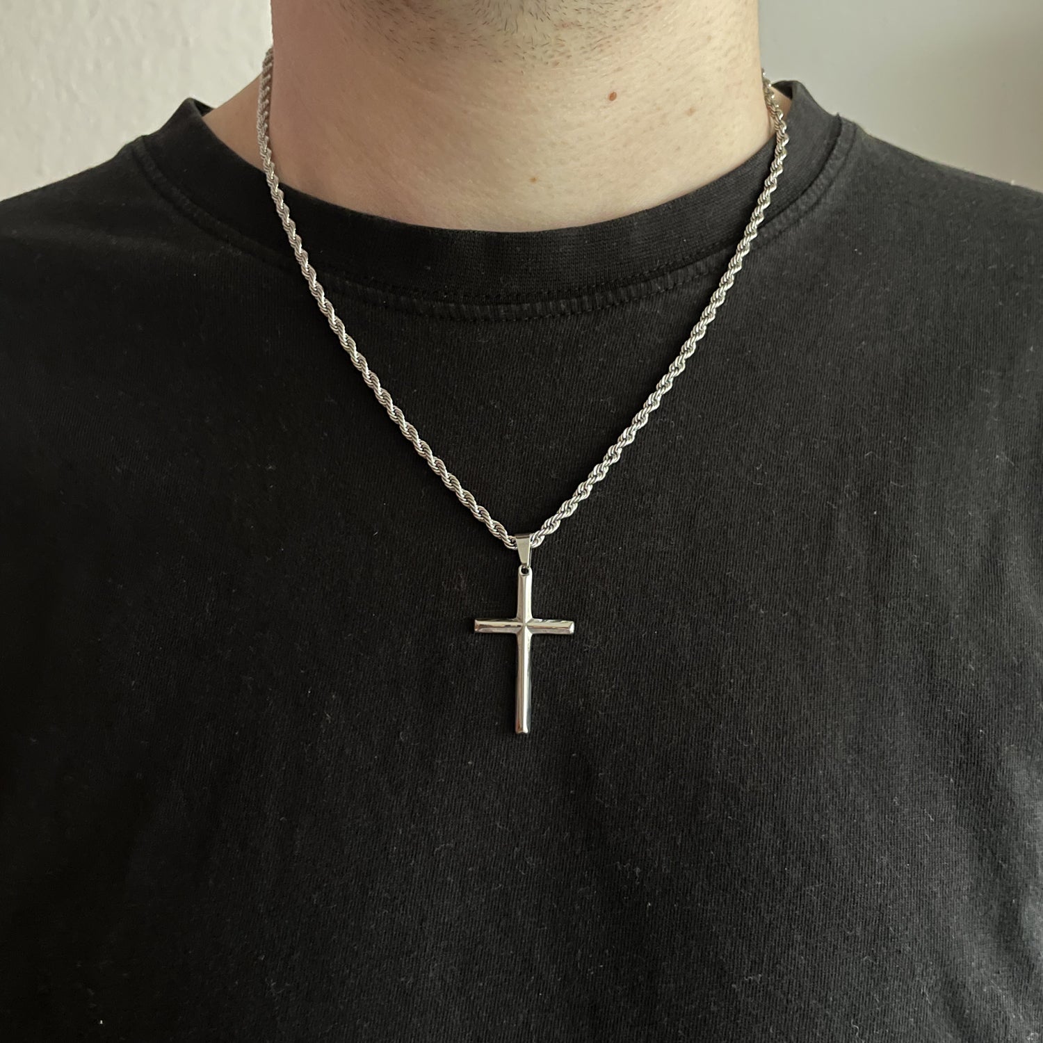 18k Silber Kreuz Halskette SilberVielringVielring18k Silber Kreuz Halskette Silber