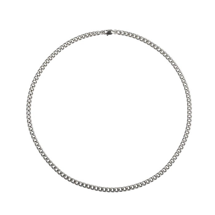 Men's Curb Cuban Chain • Cuban Silver Chain • Silver Men's Chain