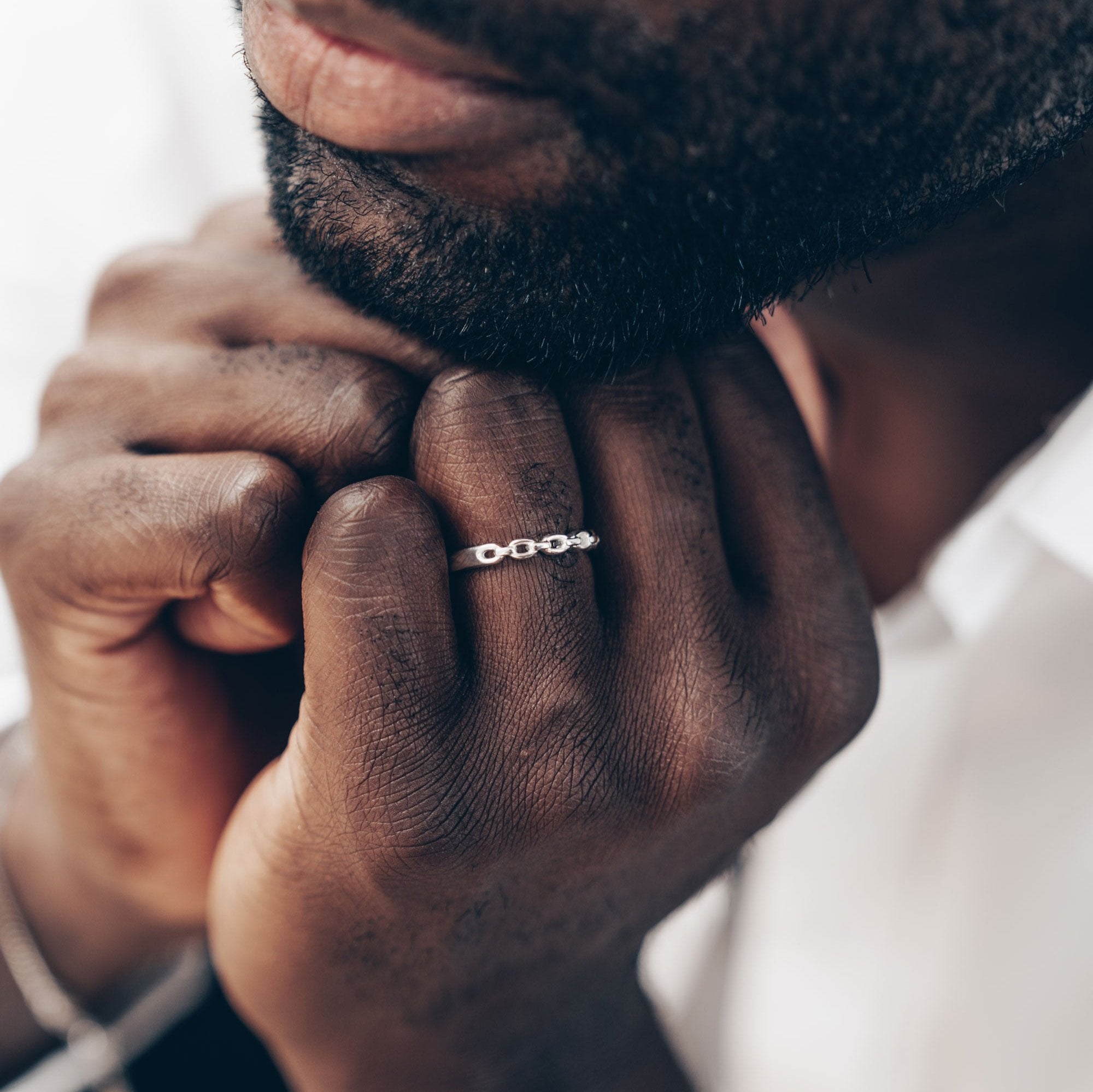 Chain Ring • 925 Sterling Silber • Cuban Offener RingVielringVielringChain Ring • 925 Sterling Silber • Cuban Offener Ring