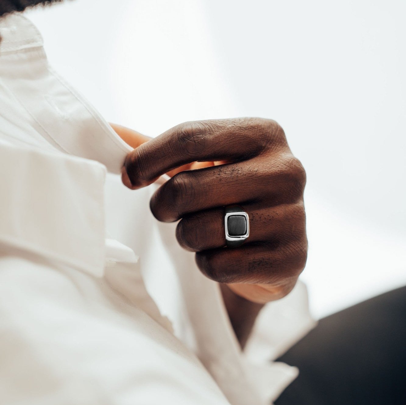 925 Sterling Silber Ring Eleganter Onyx Ring • Offener Schwarzer Onyx Ring • Siegel Ring Onyx EdelsteinVielringVielring925 Sterling Silber Ring Eleganter Onyx Ring • Offener Schwarzer Onyx Ring • Siegel Ring Onyx Edelstein