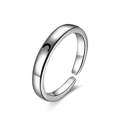 Sun Moon Couple Rings Silver 925 • Couple Rings