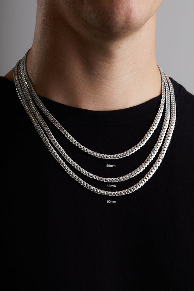 Kubanische Halskette • Silberkette • Stainless Steel Chain