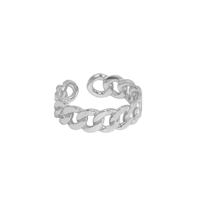 Gold Chain Ring 925 Sterling SilberVielringVielringGold Chain Ring 925 Sterling Silber